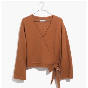 Madewell Texture & Thread wrap top